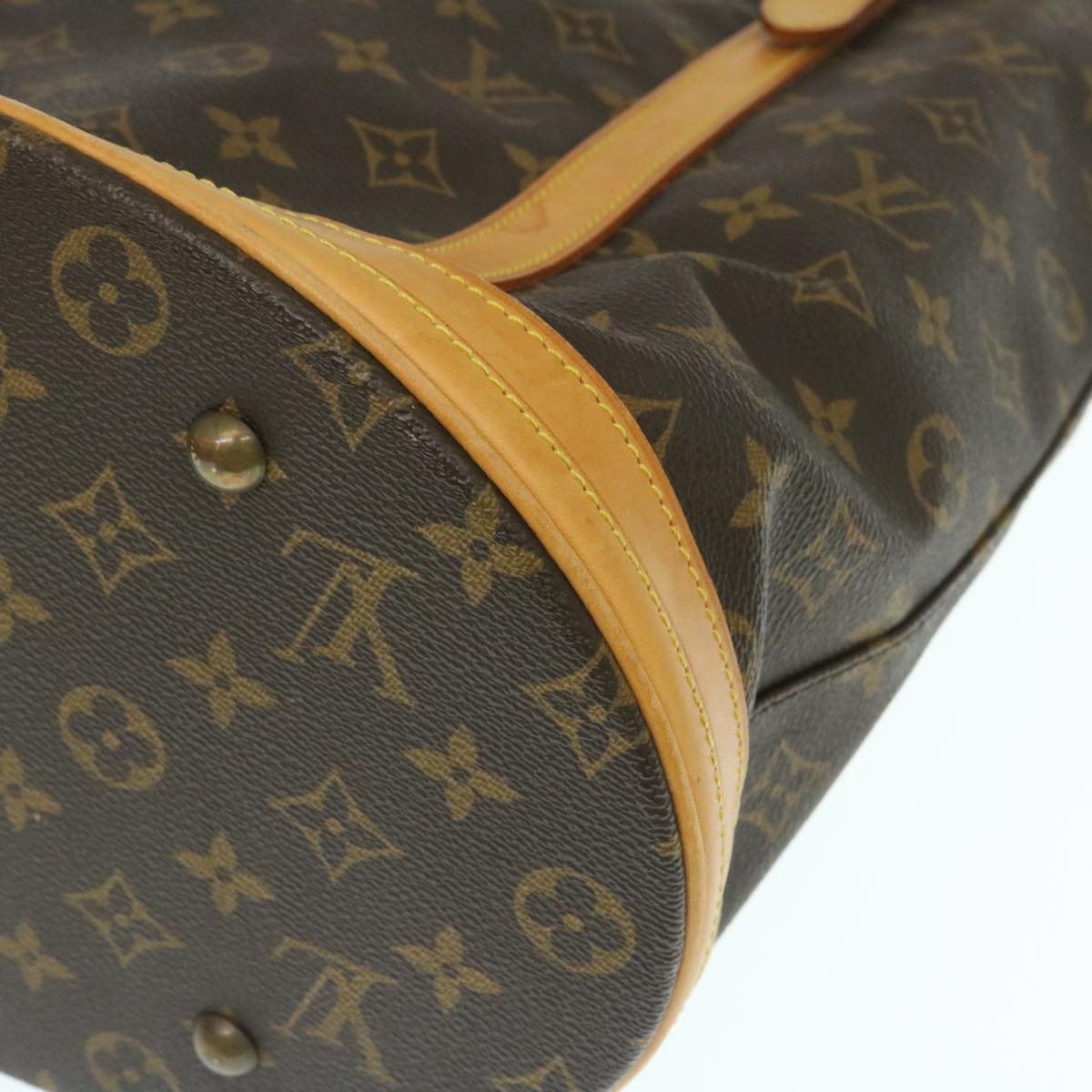 LOUIS VUITTON Monogram Bucket GM Shoulder Bag bs465 LV Auth hs884