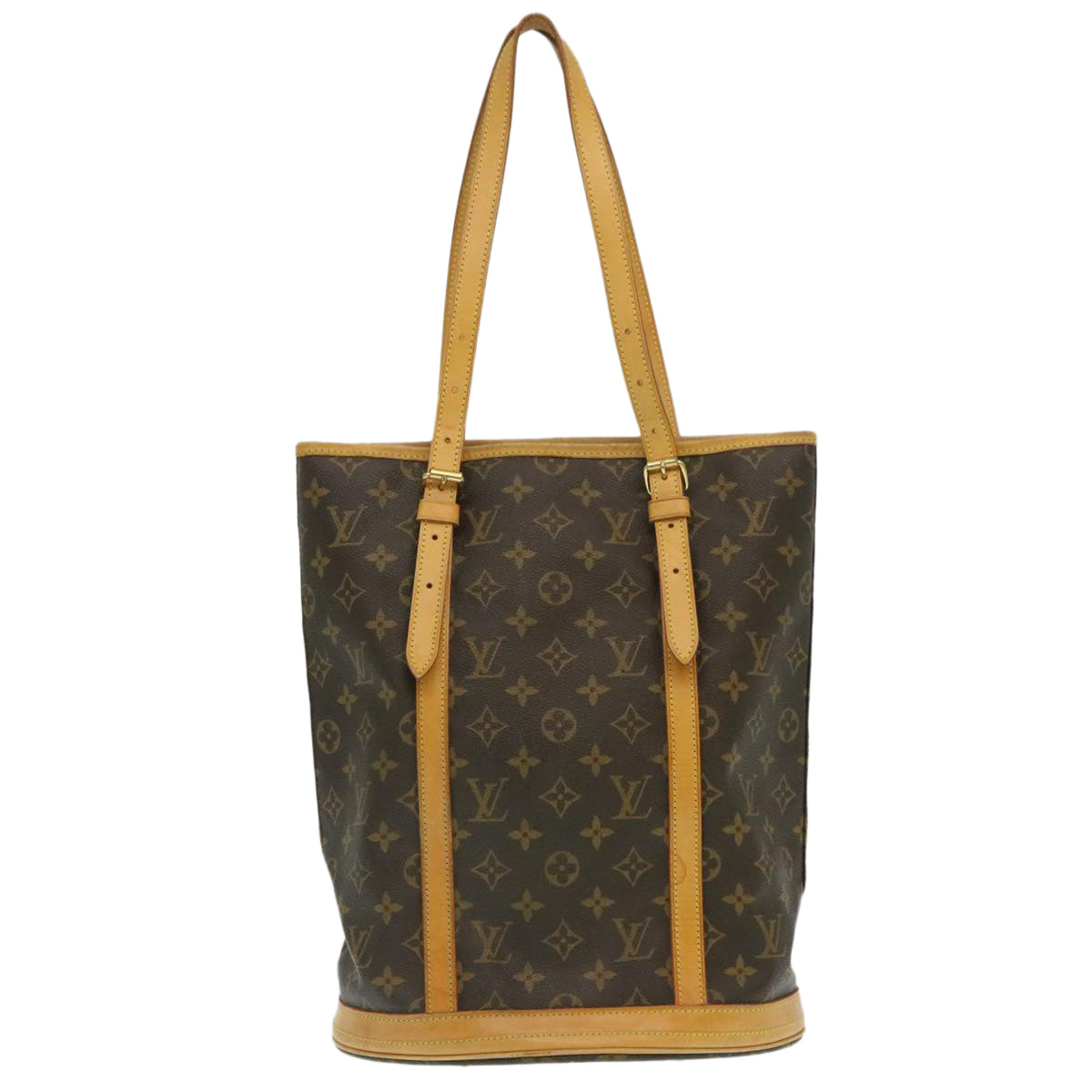 LOUIS VUITTON Monogram Bucket GM Shoulder Bag bs465 LV Auth hs884