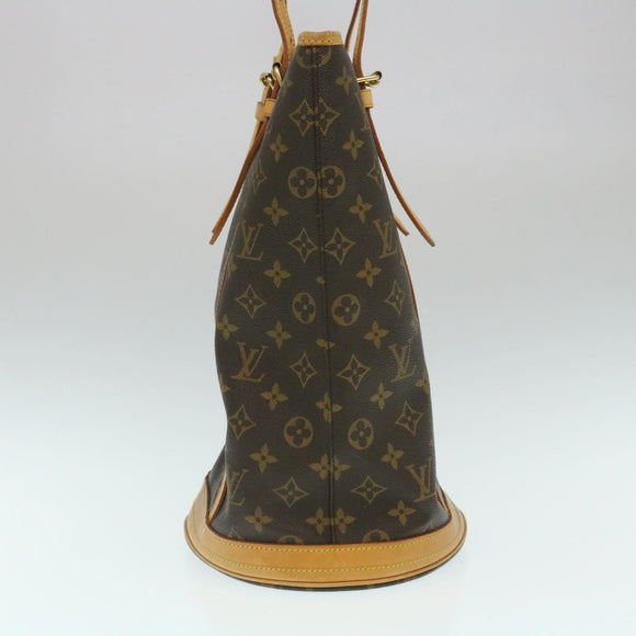 LOUIS VUITTON Monogram Bucket GM Shoulder Bag bs465 LV Auth hs884