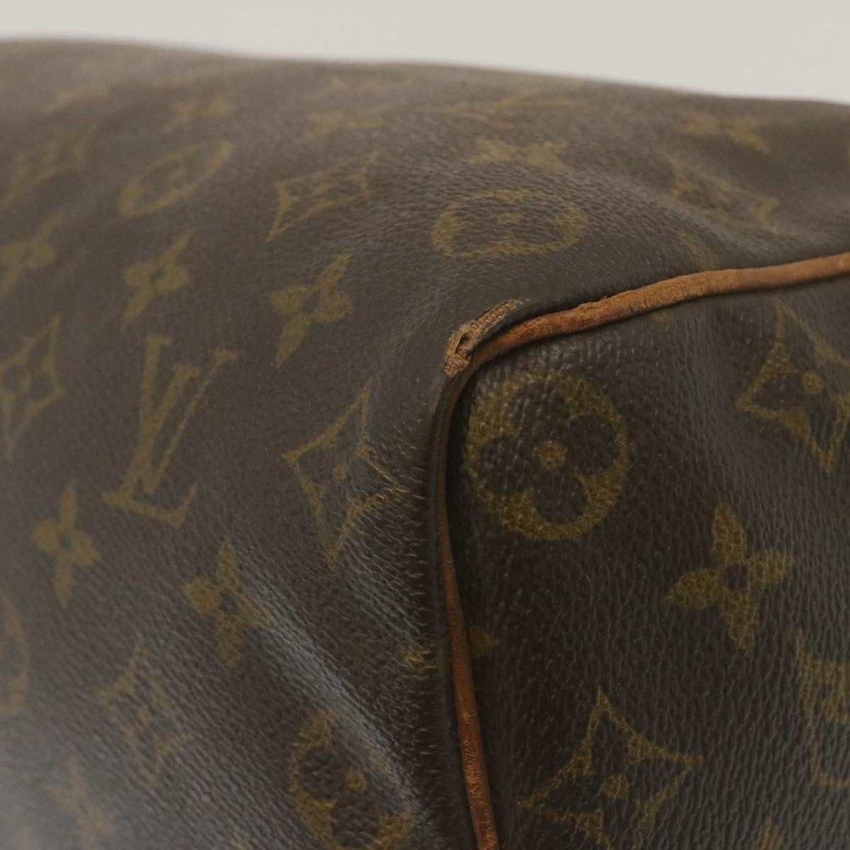 LOUIS VUITTON Monogram Speedy 35 Hand Bag M41524 LV Auth hs888