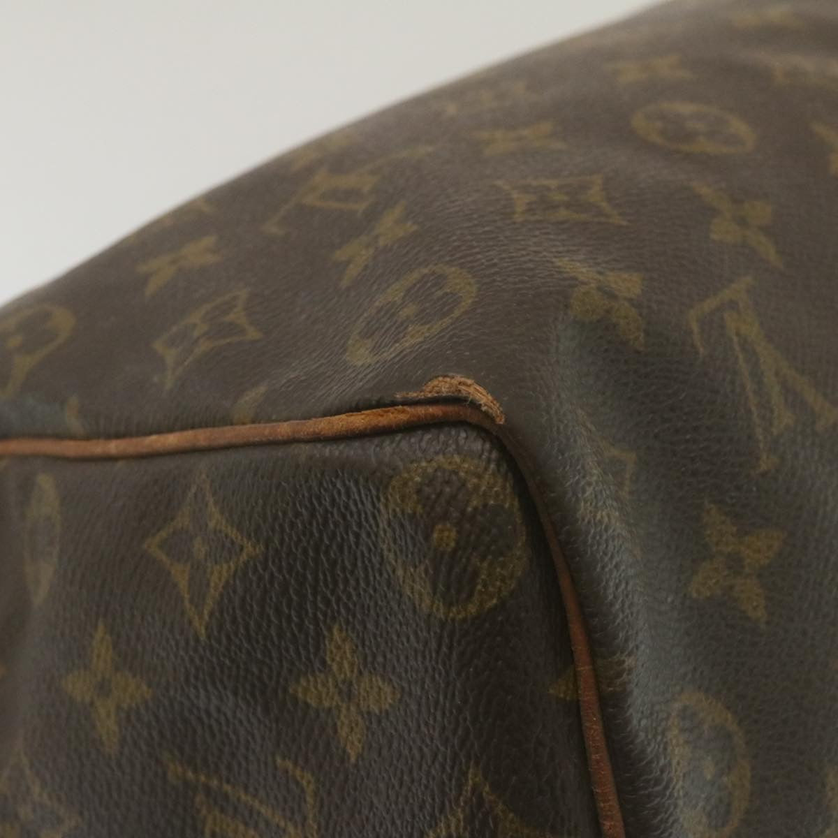 LOUIS VUITTON Monogram Speedy 35 Hand Bag M41524 LV Auth hs888