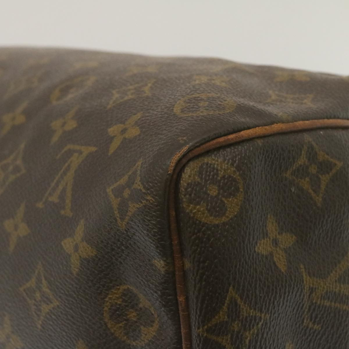 LOUIS VUITTON Monogram Speedy 35 Hand Bag M41524 LV Auth hs888