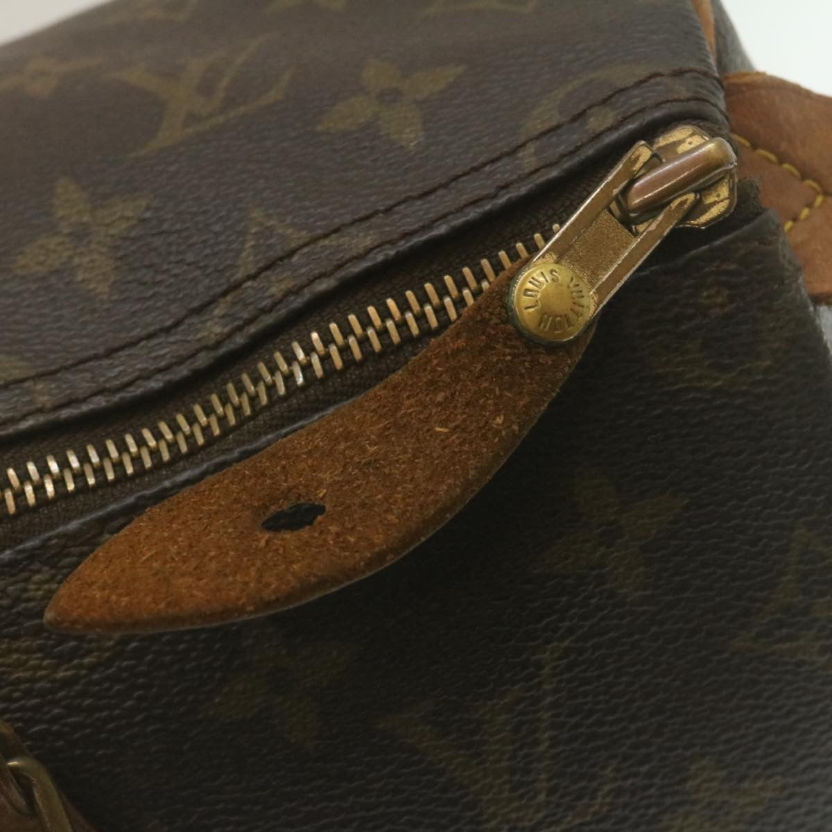 LOUIS VUITTON Monogram Speedy 35 Hand Bag M41524 LV Auth hs888