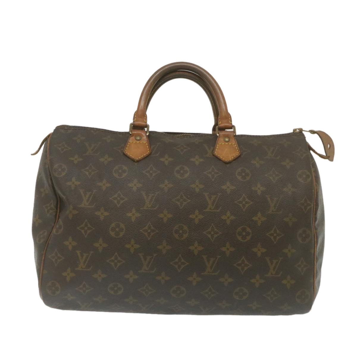 LOUIS VUITTON Monogram Speedy 35 Hand Bag M41524 LV Auth hs888