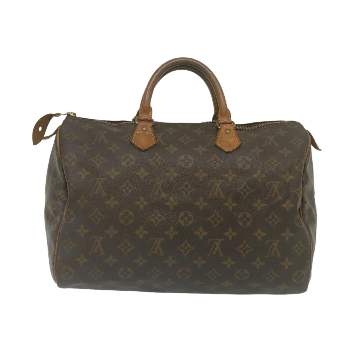 LOUIS VUITTON Monogram Speedy 35 Hand Bag M41524 LV Auth hs888 - 0