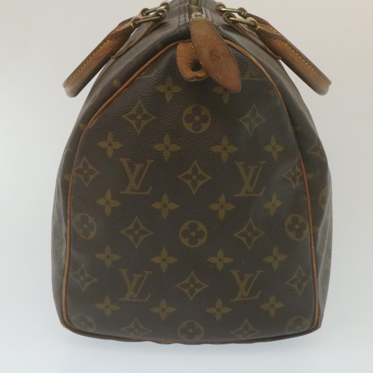 LOUIS VUITTON Monogram Speedy 35 Hand Bag M41524 LV Auth hs888