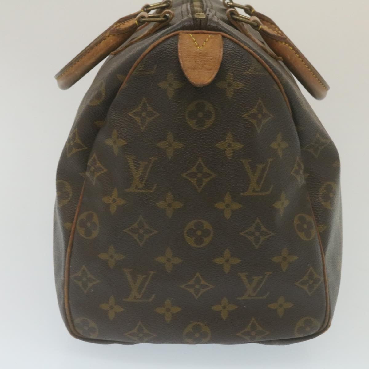 LOUIS VUITTON Monogram Speedy 35 Hand Bag M41524 LV Auth hs888