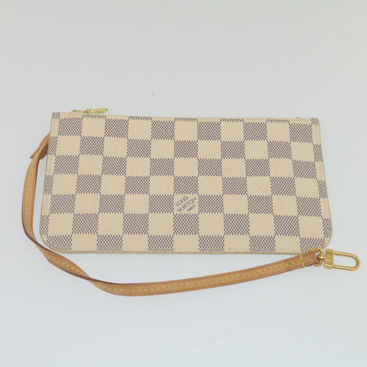 LOUIS VUITTON Damier Azur Neverfull PM Tote Bag N41362 LV Auth hs898