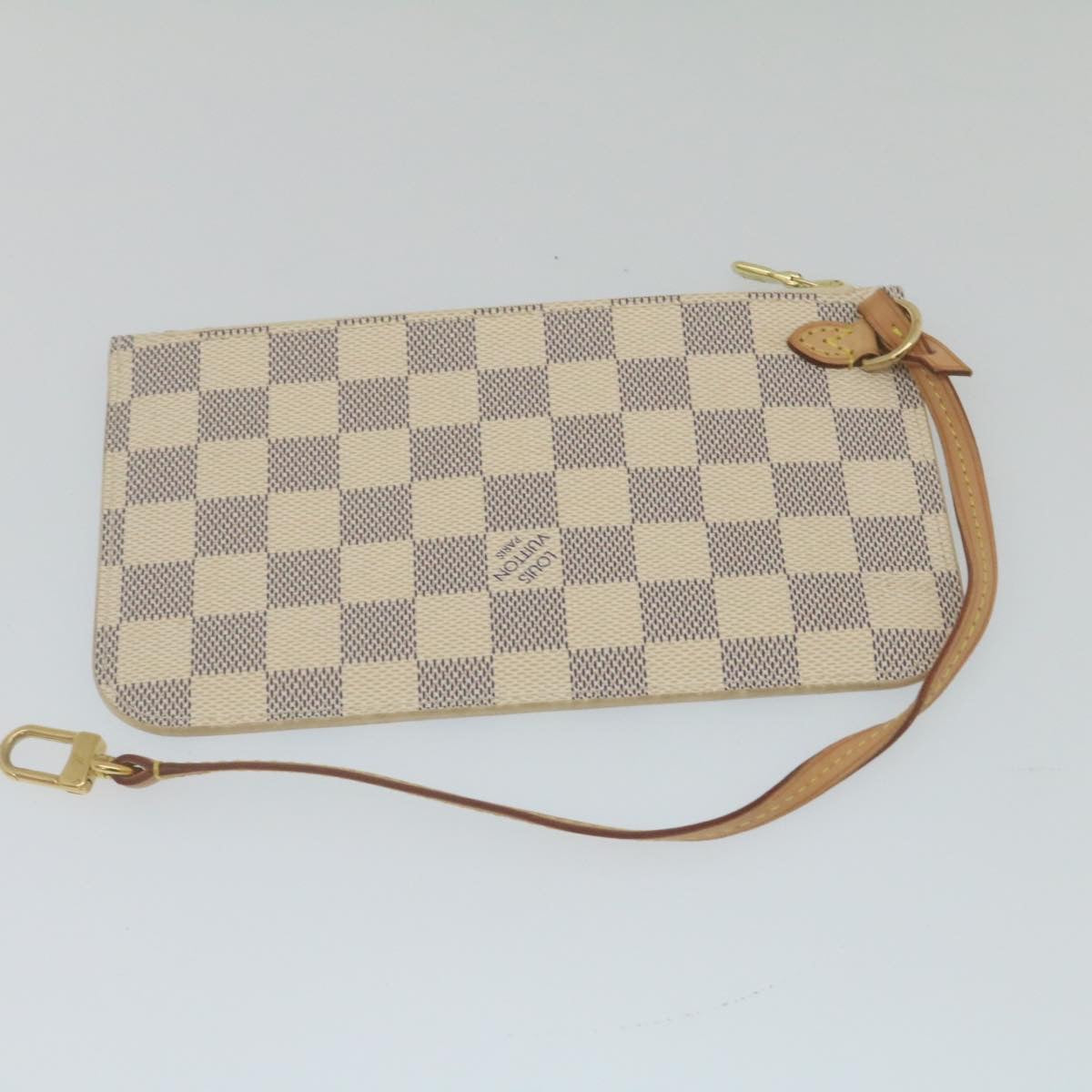 LOUIS VUITTON Damier Azur Neverfull PM Tote Bag N41362 LV Auth hs898