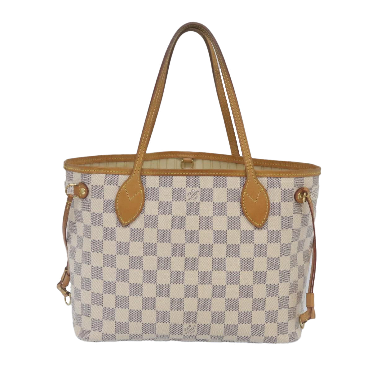 LOUIS VUITTON Damier Azur Neverfull PM Tote Bag N41362 LV Auth hs898 - 0