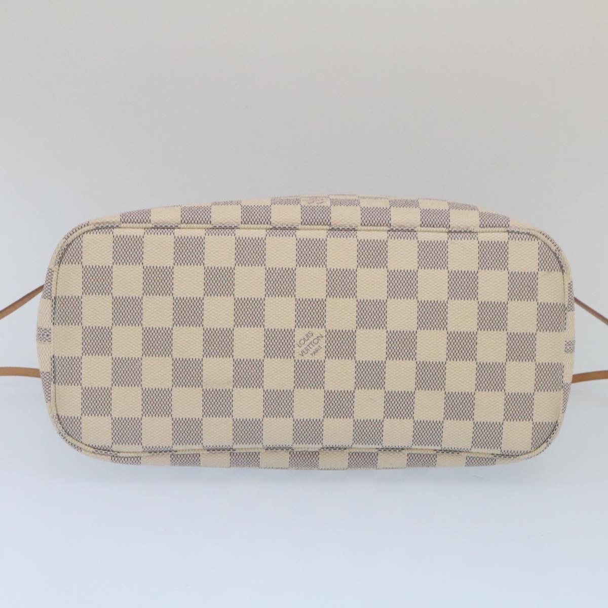 LOUIS VUITTON Damier Azur Neverfull PM Tote Bag N41362 LV Auth hs898