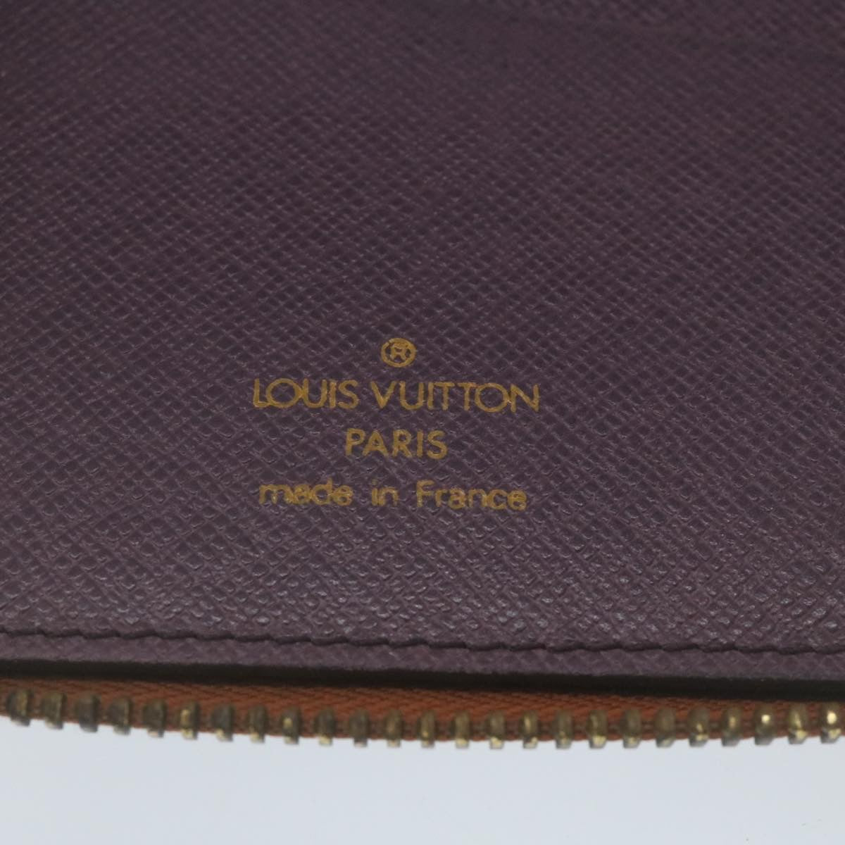 LOUIS VUITTON Epi Organizer De Voyage Travel Case SPO Brown LV Auth hs918