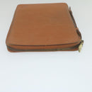 LOUIS VUITTON Epi Organizer De Voyage Travel Case SPO Brown LV Auth hs918-4