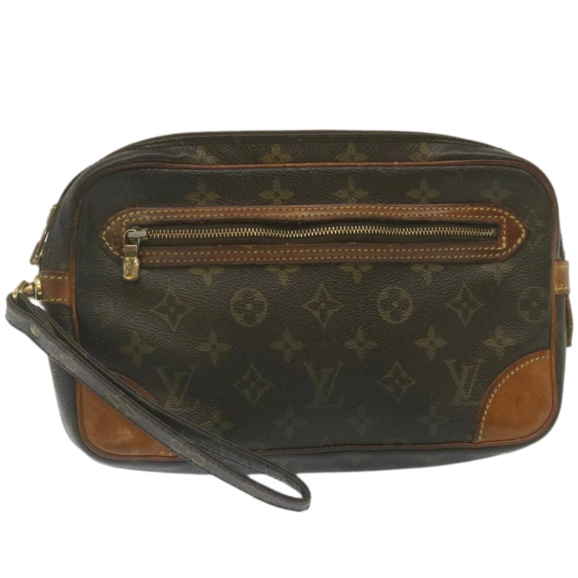 LOUIS VUITTON Monogram Marly Dragonne GM Clutch Bag M51825 LV Auth hs922