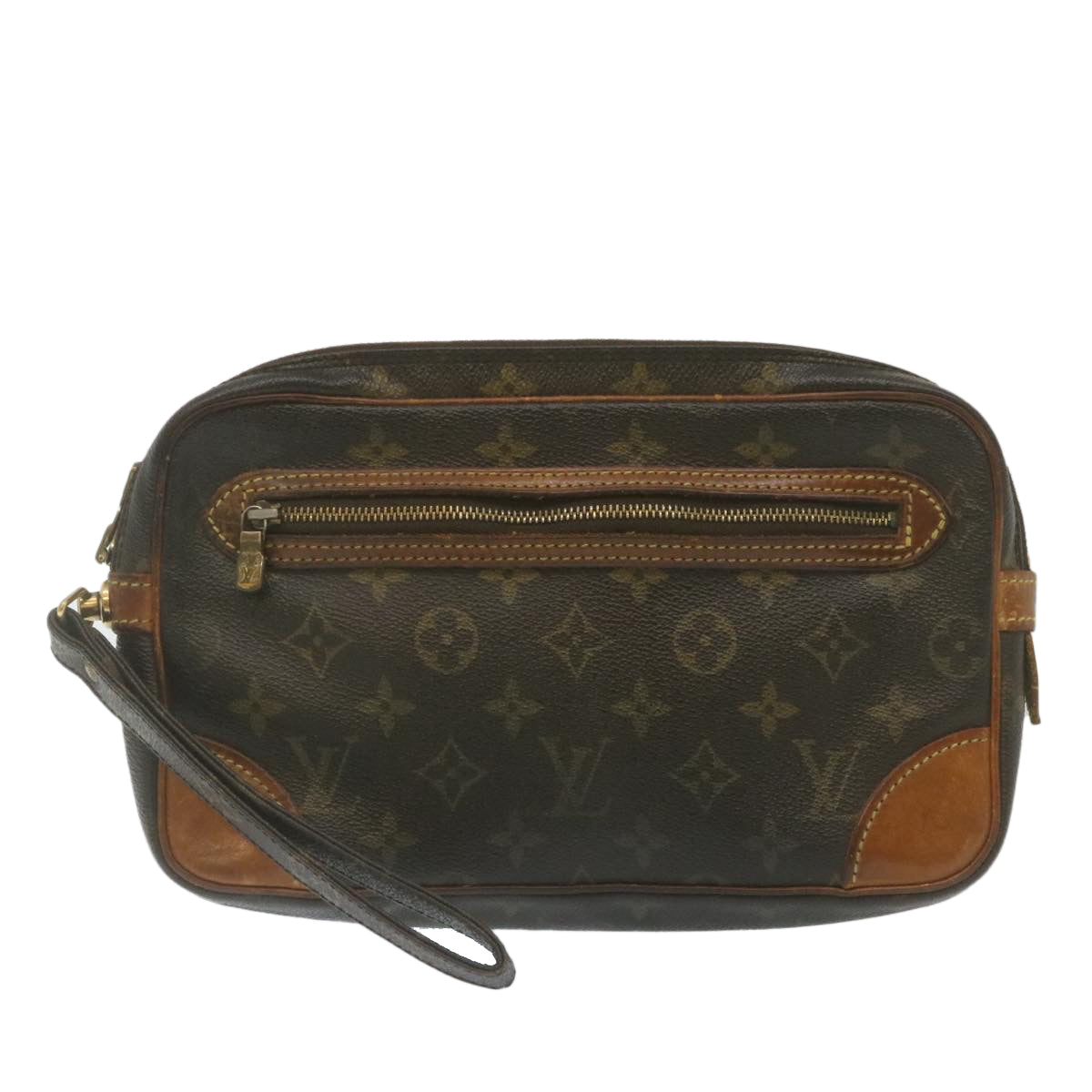 LOUIS VUITTON Monogram Marly Dragonne GM Clutch Bag M51825 LV Auth hs922