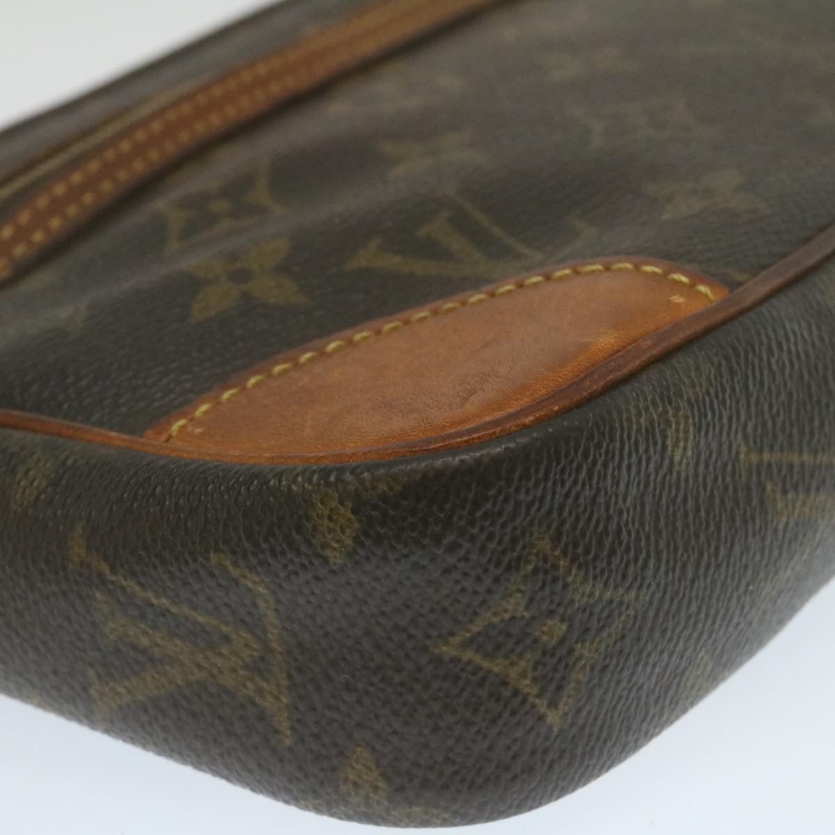 LOUIS VUITTON Monogram Marly Dragonne GM Clutch Bag M51825 LV Auth hs922