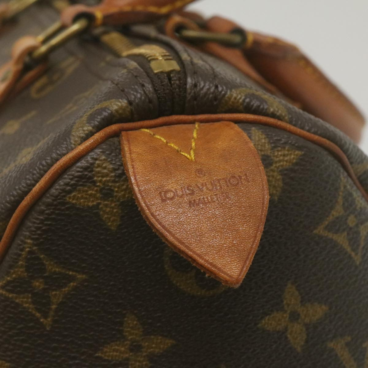 LOUIS VUITTON Monogram Speedy 30 Hand Bag M41526 LV Auth hs925