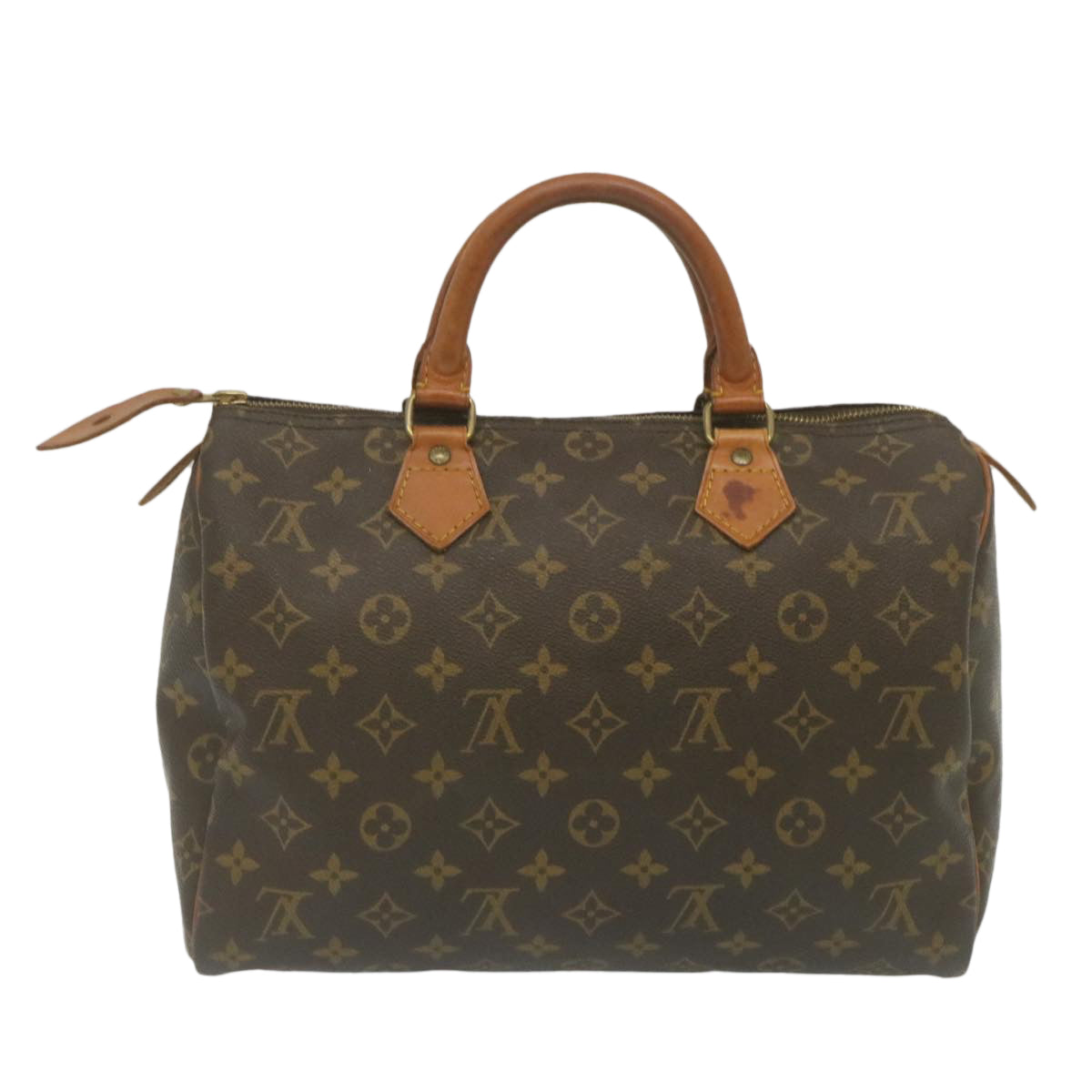 LOUIS VUITTON Monogram Speedy 30 Hand Bag M41526 LV Auth hs925