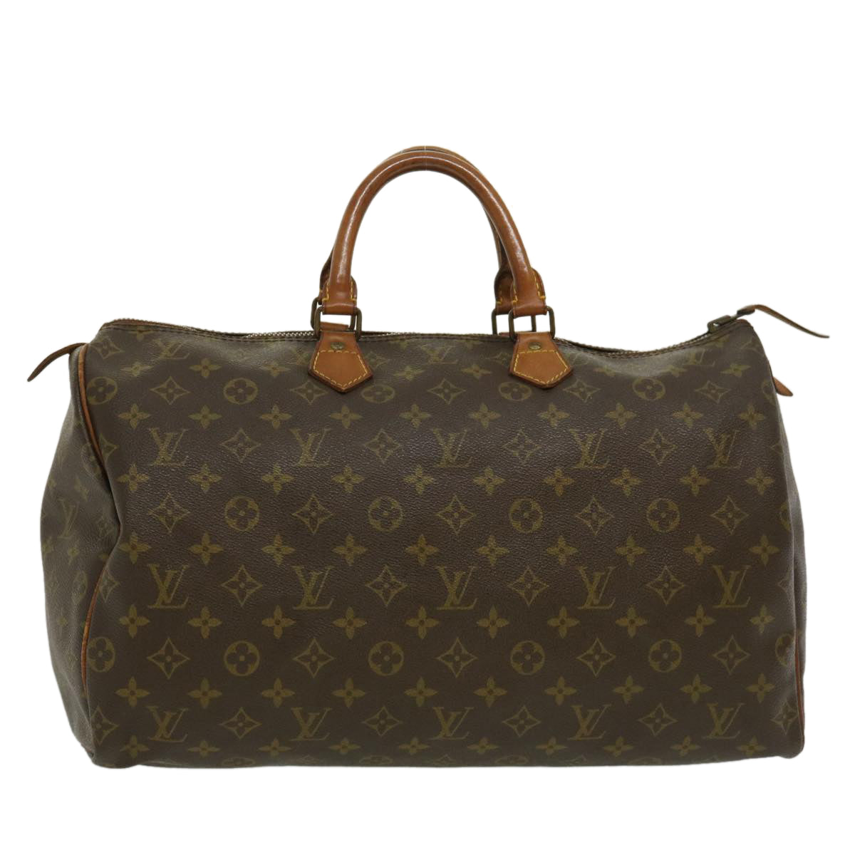 LOUIS VUITTON Monogram Speedy 40 Hand Bag M41522 LV Auth hs987