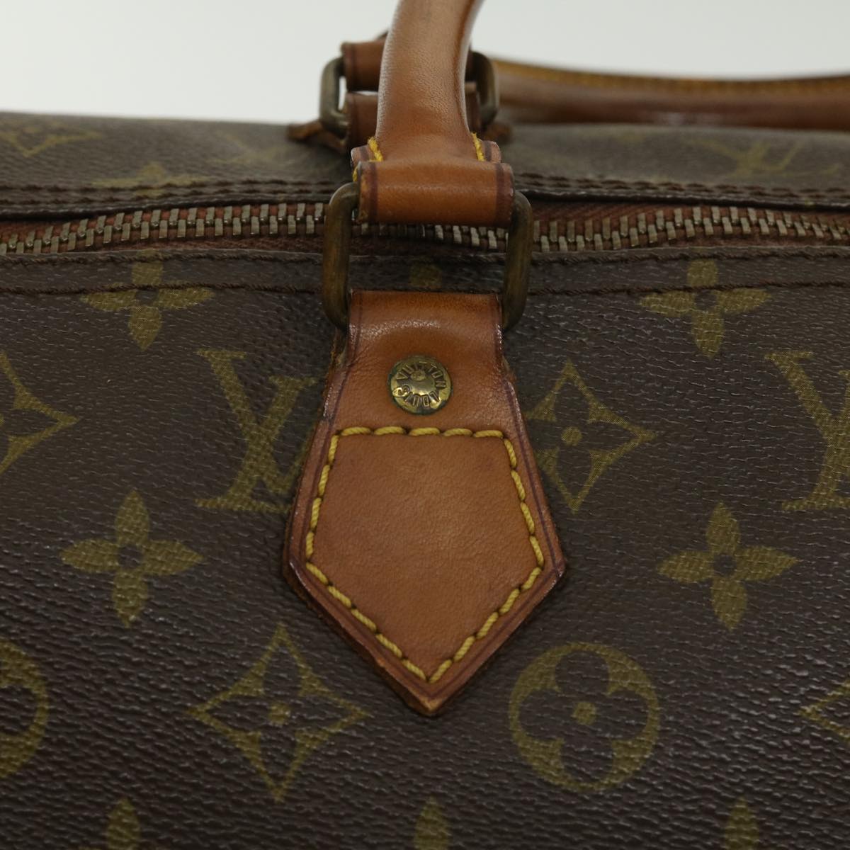 LOUIS VUITTON Monogram Speedy 40 Hand Bag M41522 LV Auth hs987