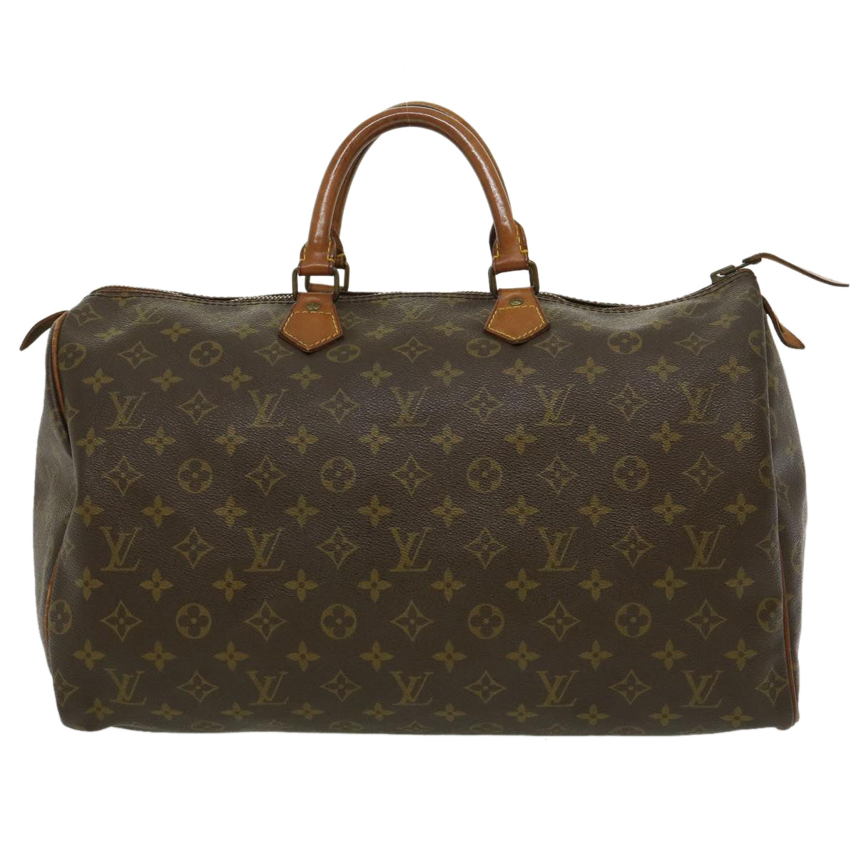 LOUIS VUITTON Monogram Speedy 40 Hand Bag M41522 LV Auth hs987