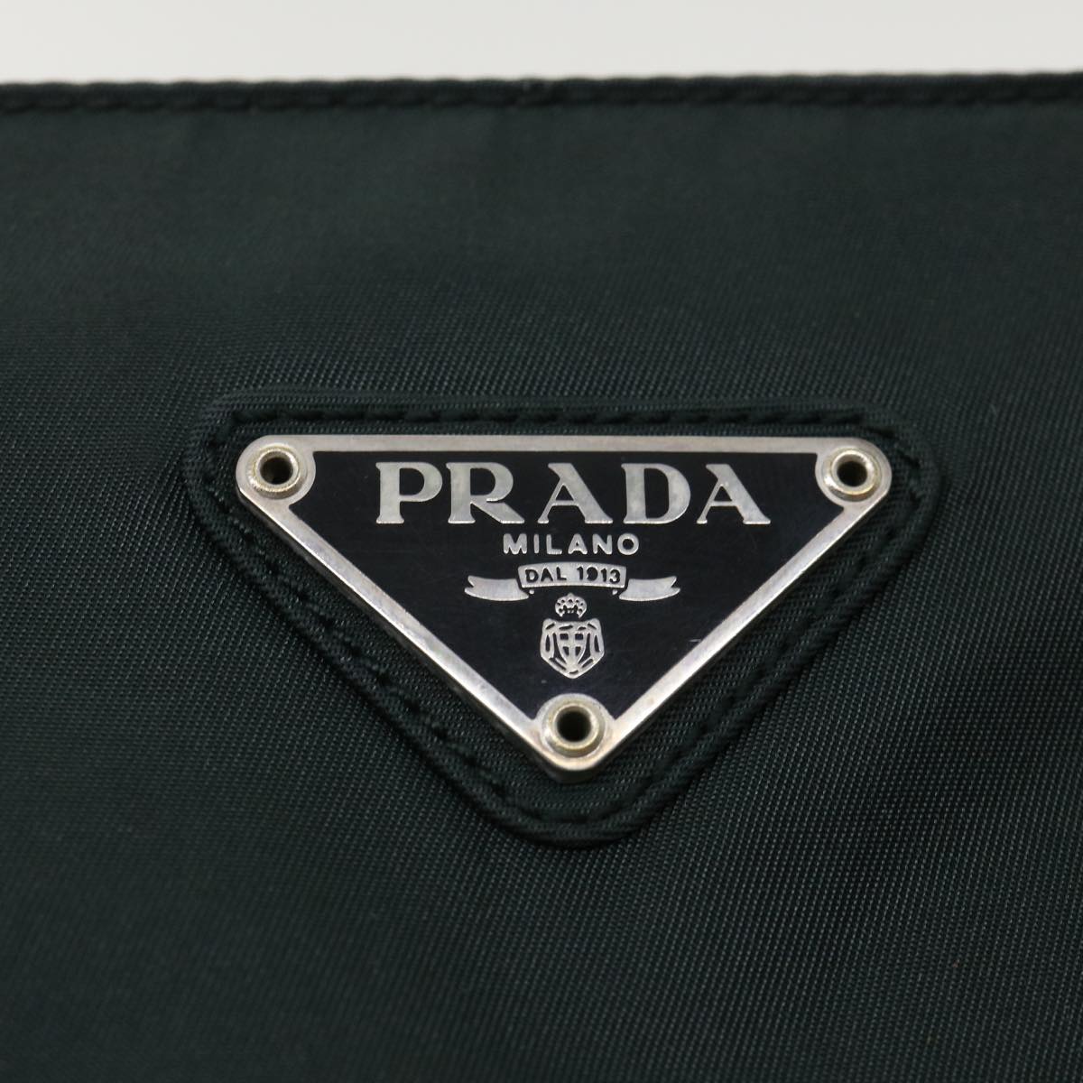 PRADA Tote Bag Nylon Khaki Auth im404