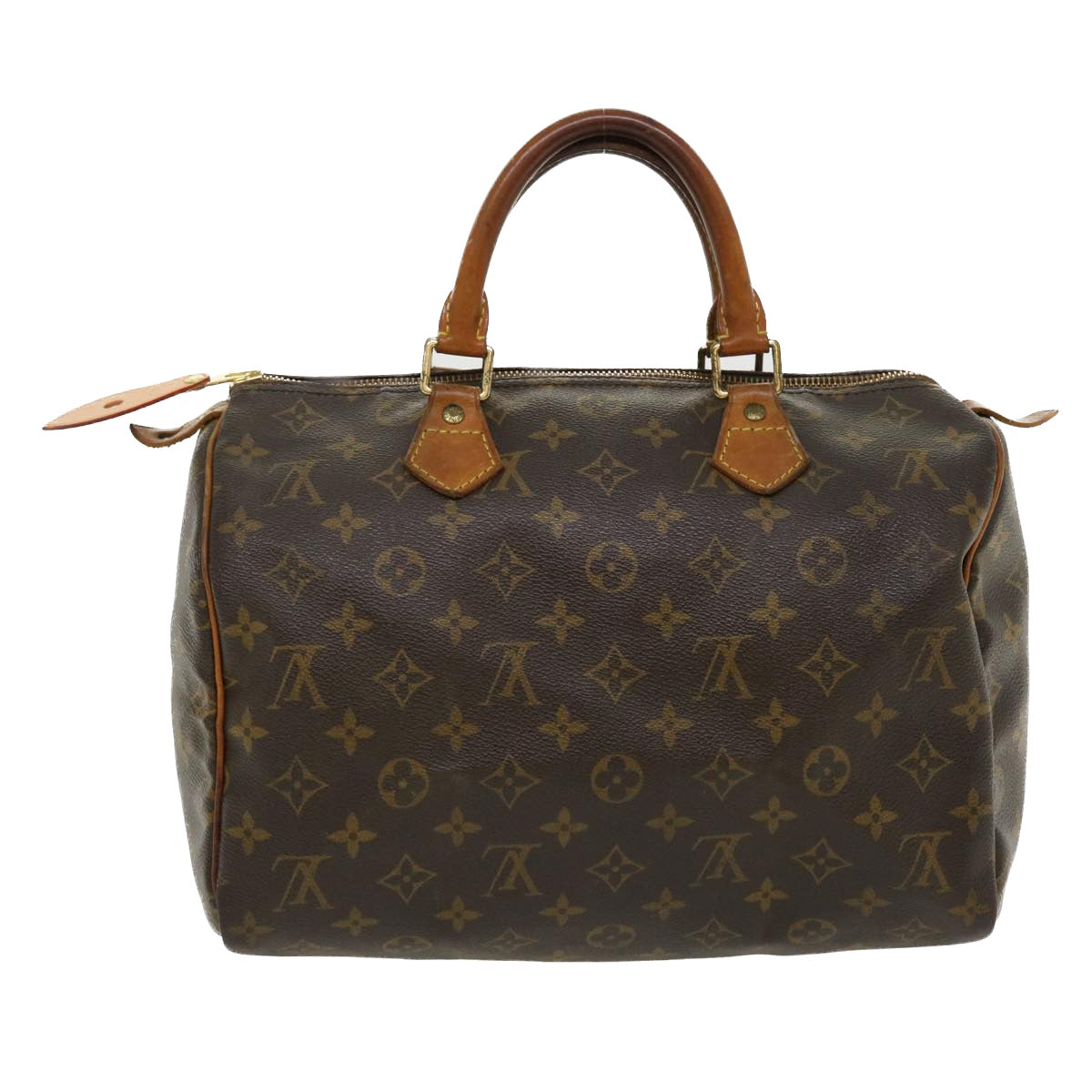 LOUIS VUITTON Monogram Speedy 35 Hand Bag M41524 LV Auth im405 - 0