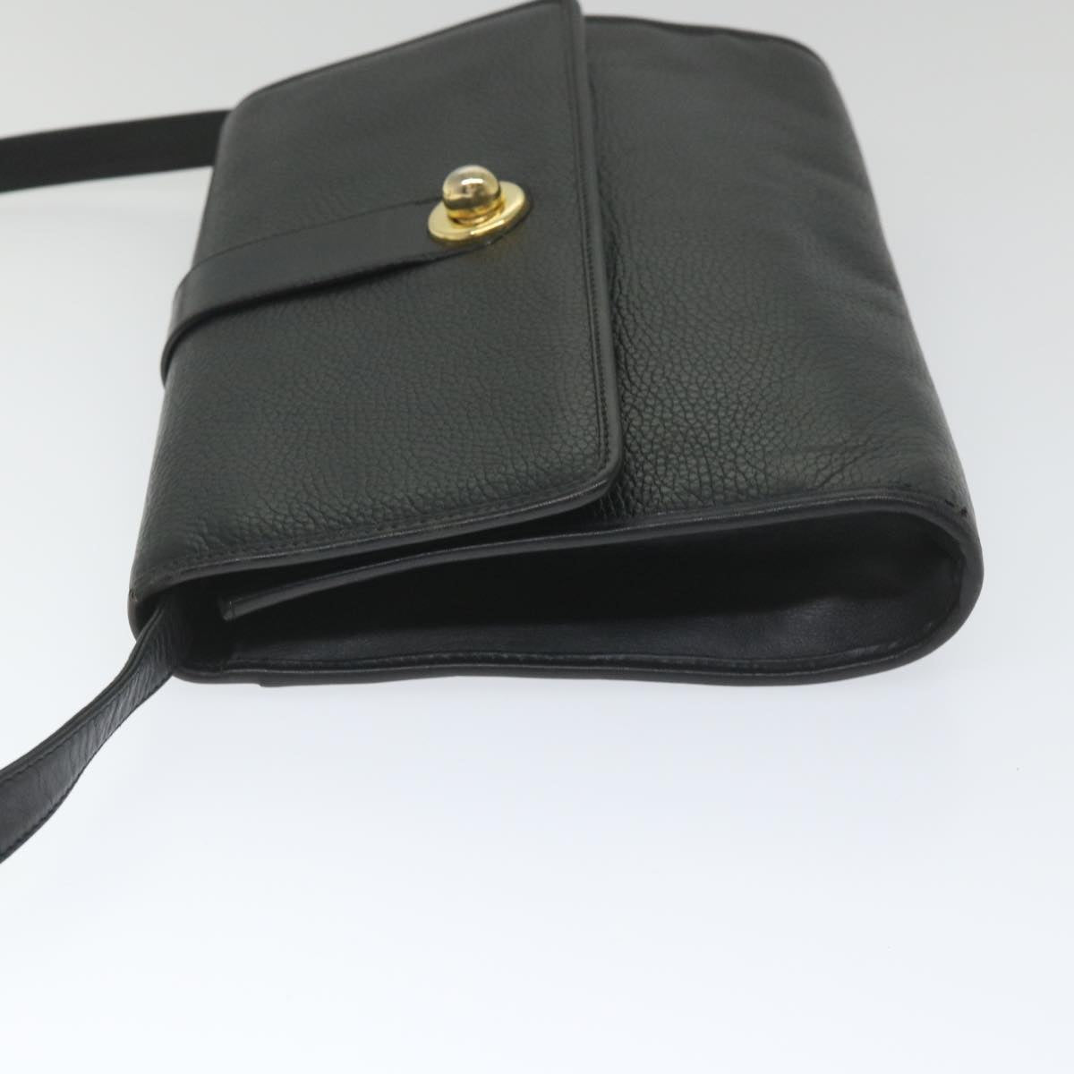 GUCCI Shoulder Bag Leather Black 004 23 0467 Auth im450