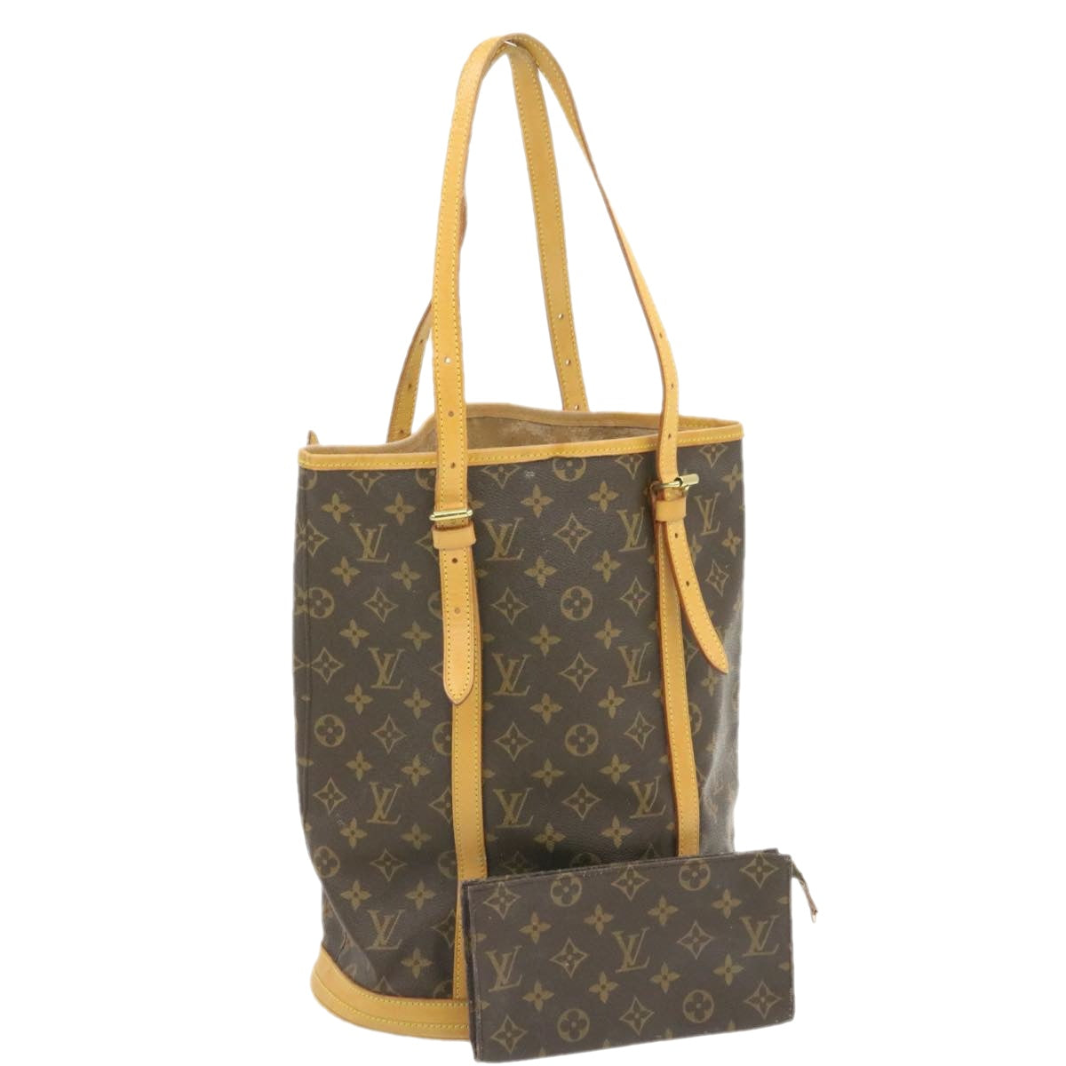 LOUIS VUITTON Monogram Bucket GM Shoulder Bag M42236 LV Auth jk016