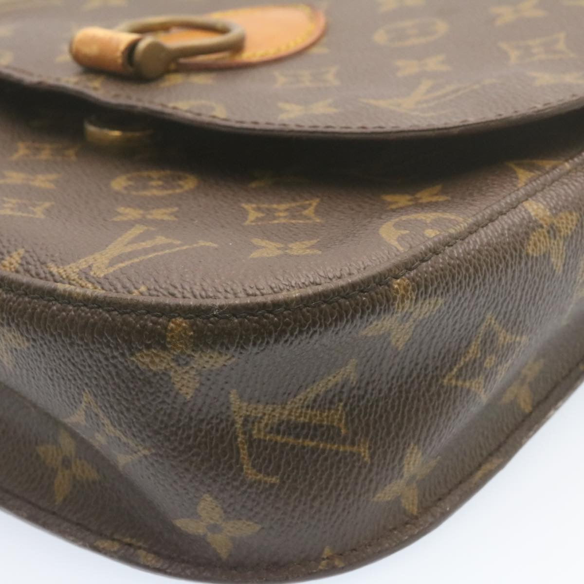 LOUIS VUITTON Monogram Saint Cloud GM Shoulder Bag M51242 LV Auth jk036