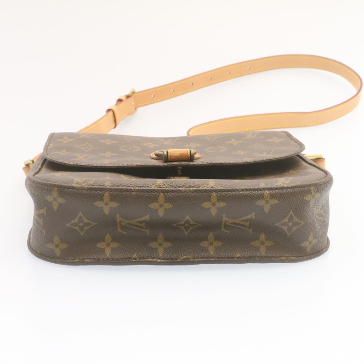 LOUIS VUITTON Monogram Saint Cloud GM Shoulder Bag M51242 LV Auth jk036