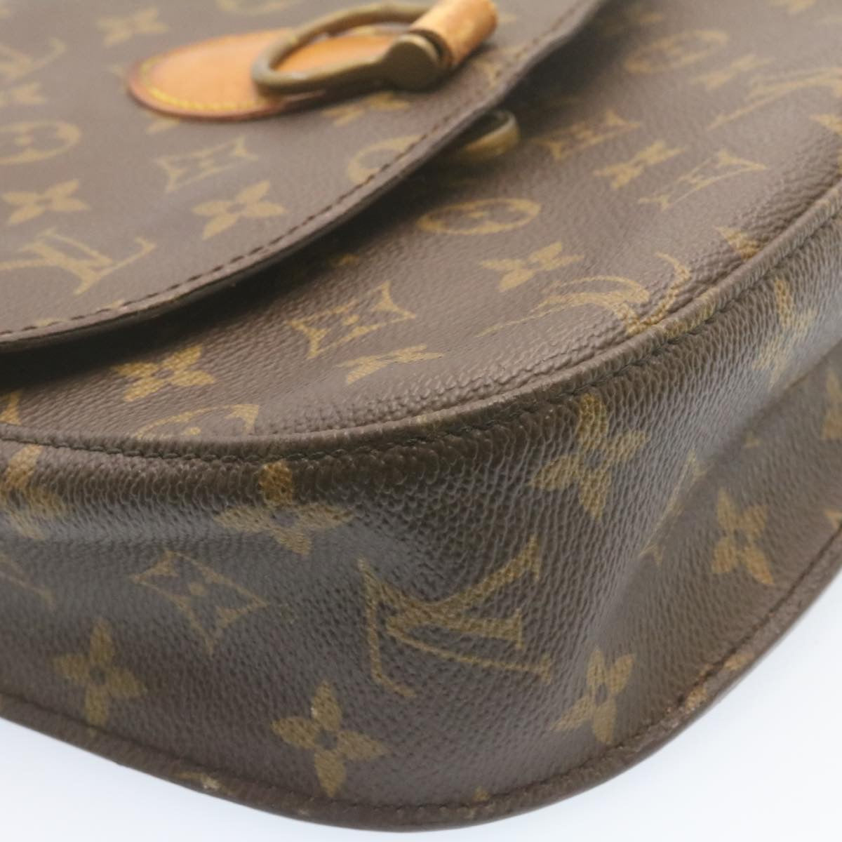 LOUIS VUITTON Monogram Saint Cloud GM Shoulder Bag M51242 LV Auth jk036