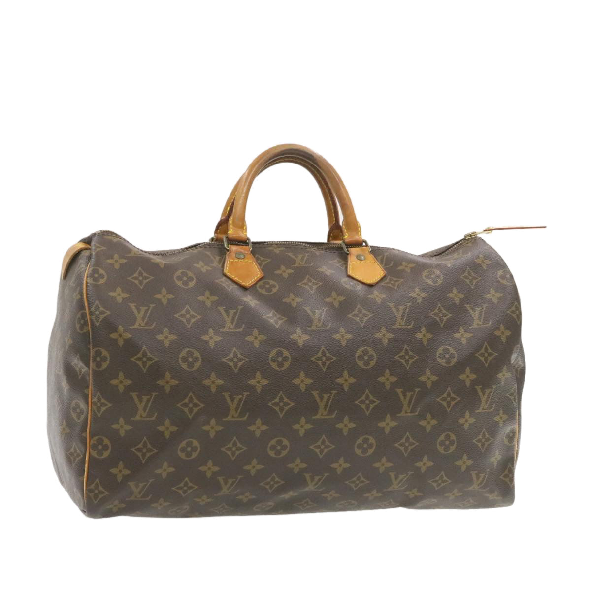 LOUIS VUITTON Monogram Speedy 40 Hand Bag M41522 LV Auth jk045