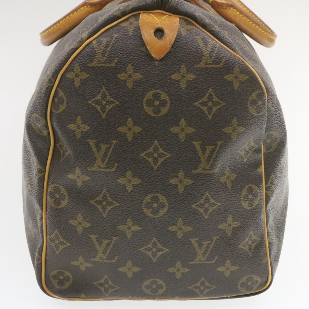 LOUIS VUITTON Monogram Speedy 40 Hand Bag M41522 LV Auth jk045