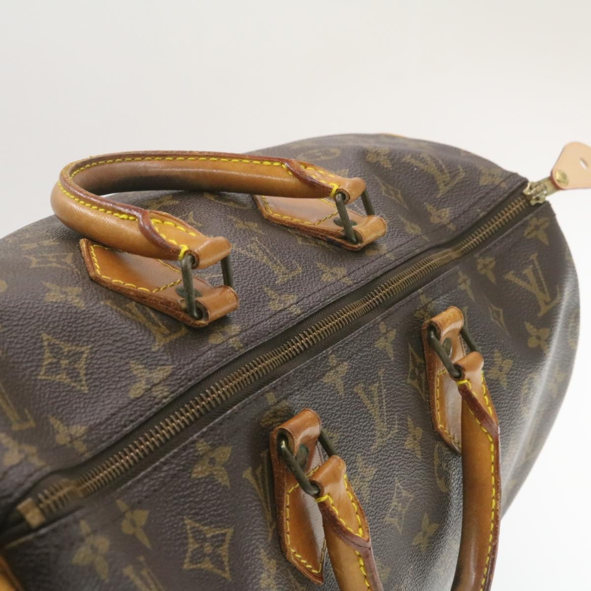 LOUIS VUITTON Monogram Speedy 40 Hand Bag M41522 LV Auth jk045