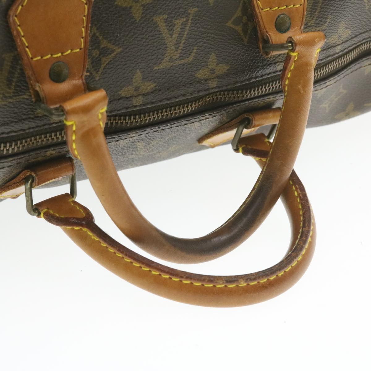 LOUIS VUITTON Monogram Speedy 40 Hand Bag M41522 LV Auth jk045