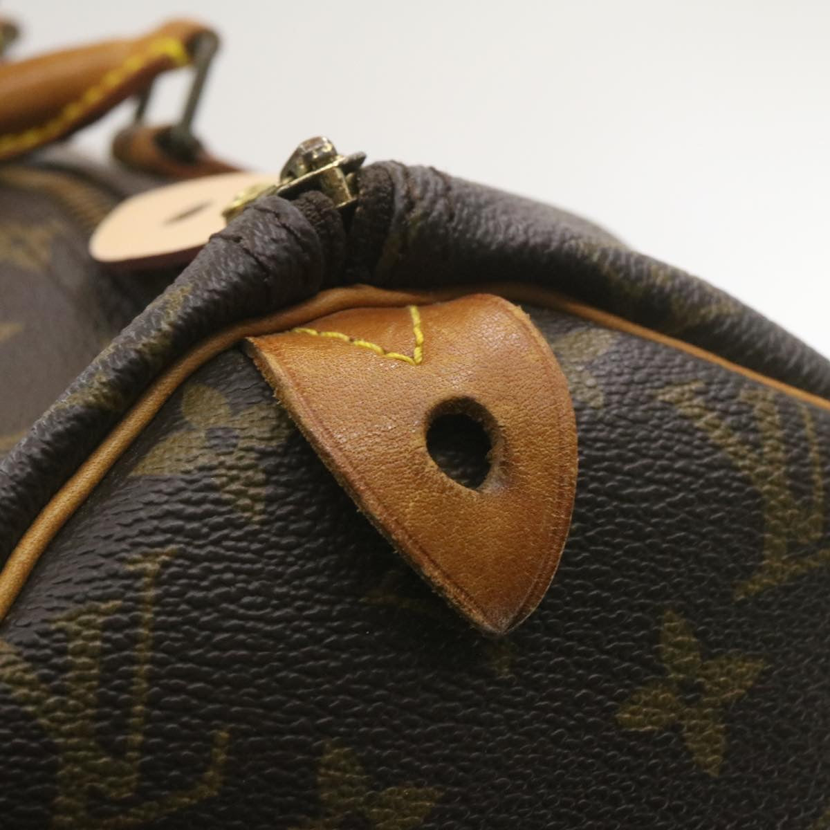 LOUIS VUITTON Monogram Speedy 40 Hand Bag M41522 LV Auth jk045