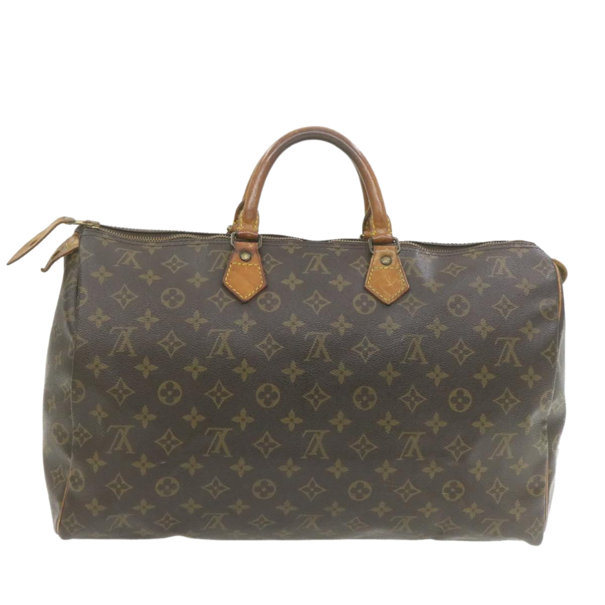 LOUIS VUITTON Monogram Speedy 40 Hand Bag M41522 LV Auth jk046