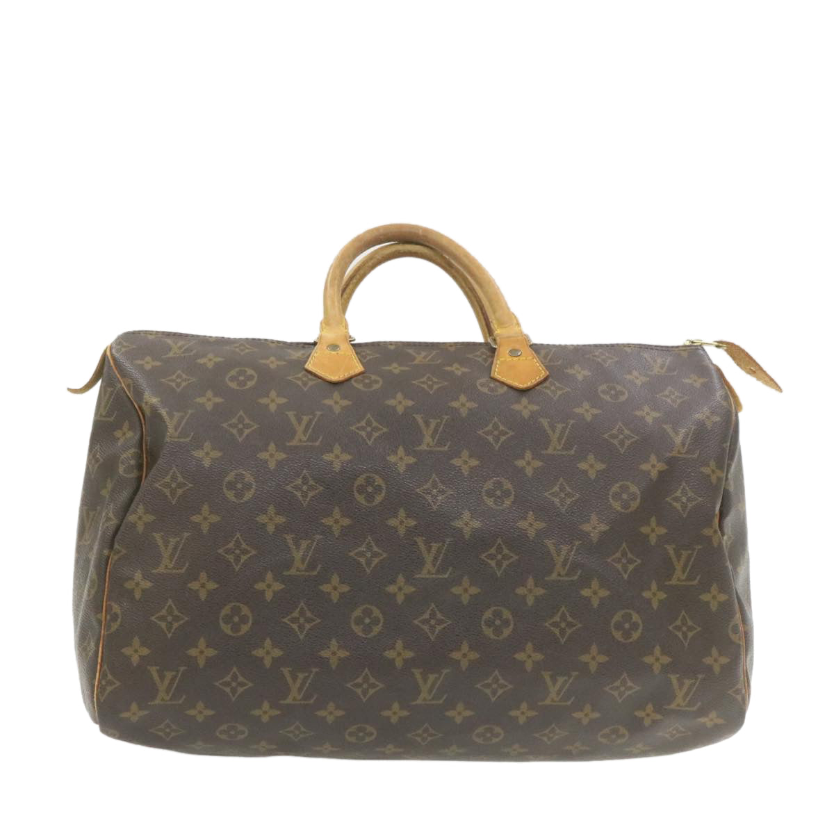 LOUIS VUITTON Monogram Speedy 40 Hand Bag M41522 LV Auth jk049