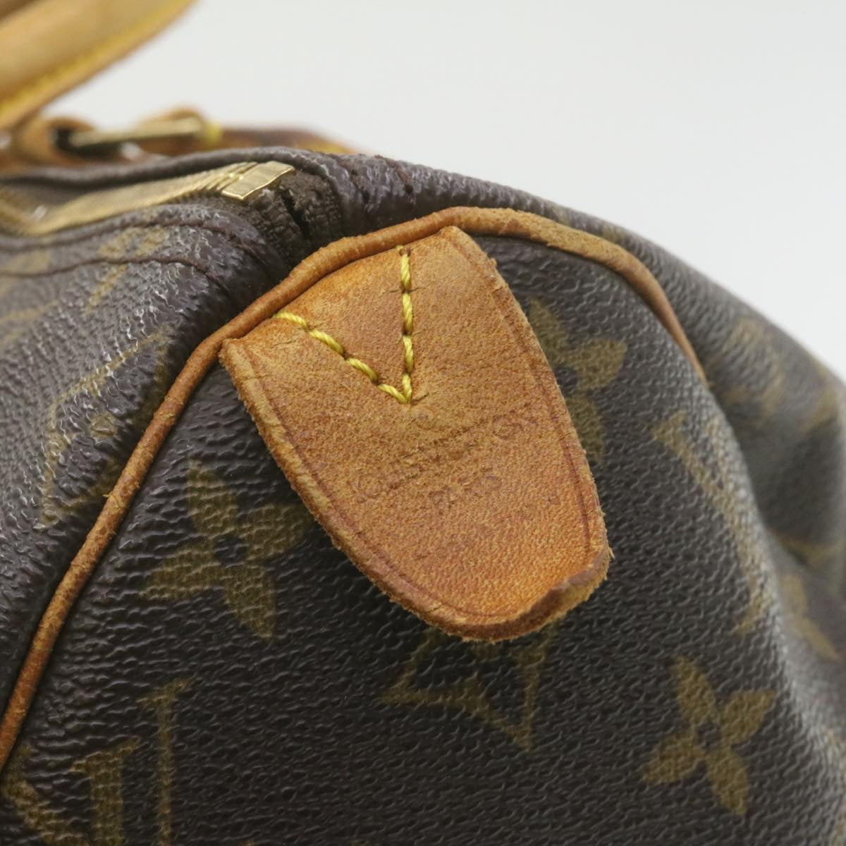 LOUIS VUITTON Monogram Speedy 40 Hand Bag M41522 LV Auth jk049