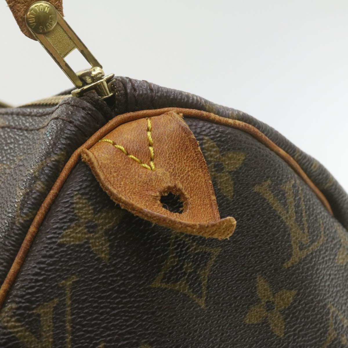 LOUIS VUITTON Monogram Speedy 40 Hand Bag M41522 LV Auth jk049