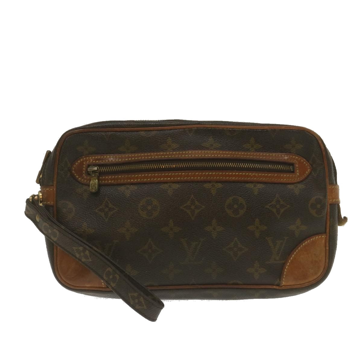 LOUIS VUITTON Monogram Marly Dragonne GM Clutch Bag M51825 LV Auth jk1014