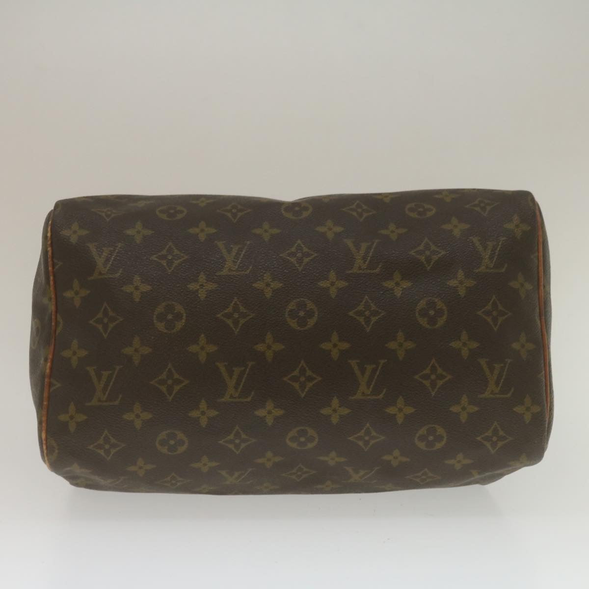 LOUIS VUITTON Monogram Speedy 30 Hand Bag M41526 LV Auth jk1025