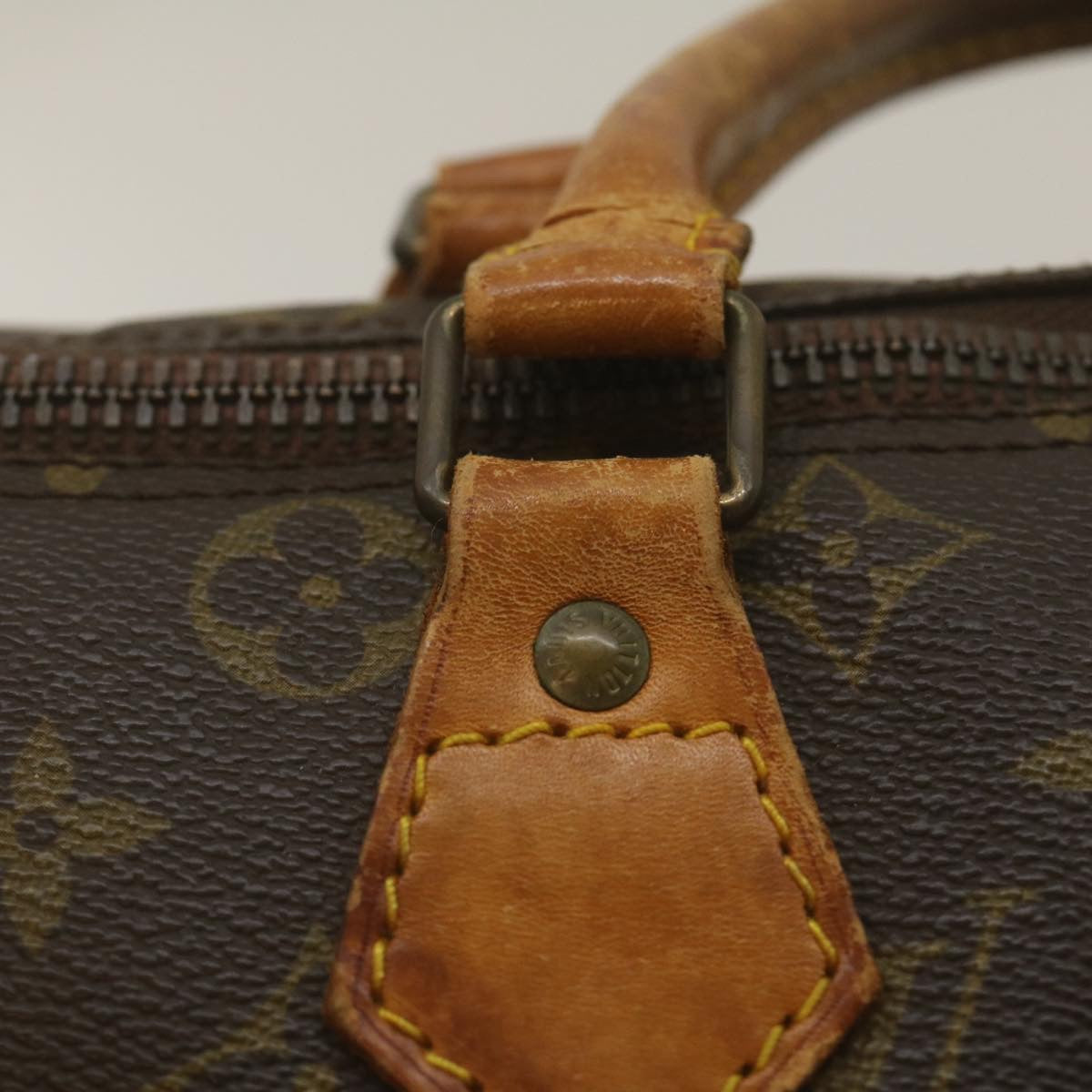 LOUIS VUITTON Monogram Speedy 30 Hand Bag M41526 LV Auth jk1025