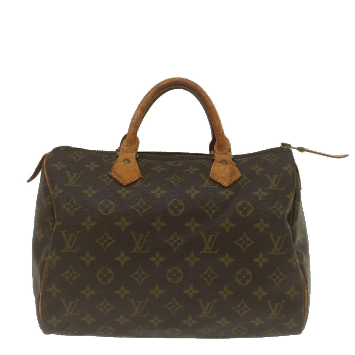 LOUIS VUITTON Monogram Speedy 30 Hand Bag M41526 LV Auth jk1025