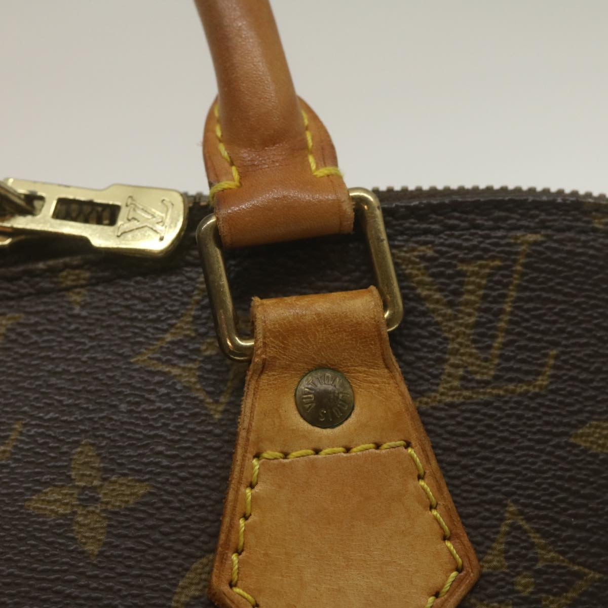 LOUIS VUITTON Monogram Alma Hand Bag M51130 LV Auth jk1026