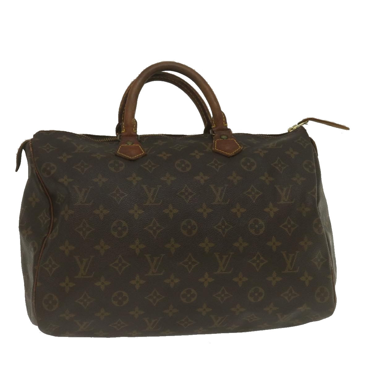 LOUIS VUITTON Monogram Speedy 35 Hand Bag M41524 LV Auth jk1027