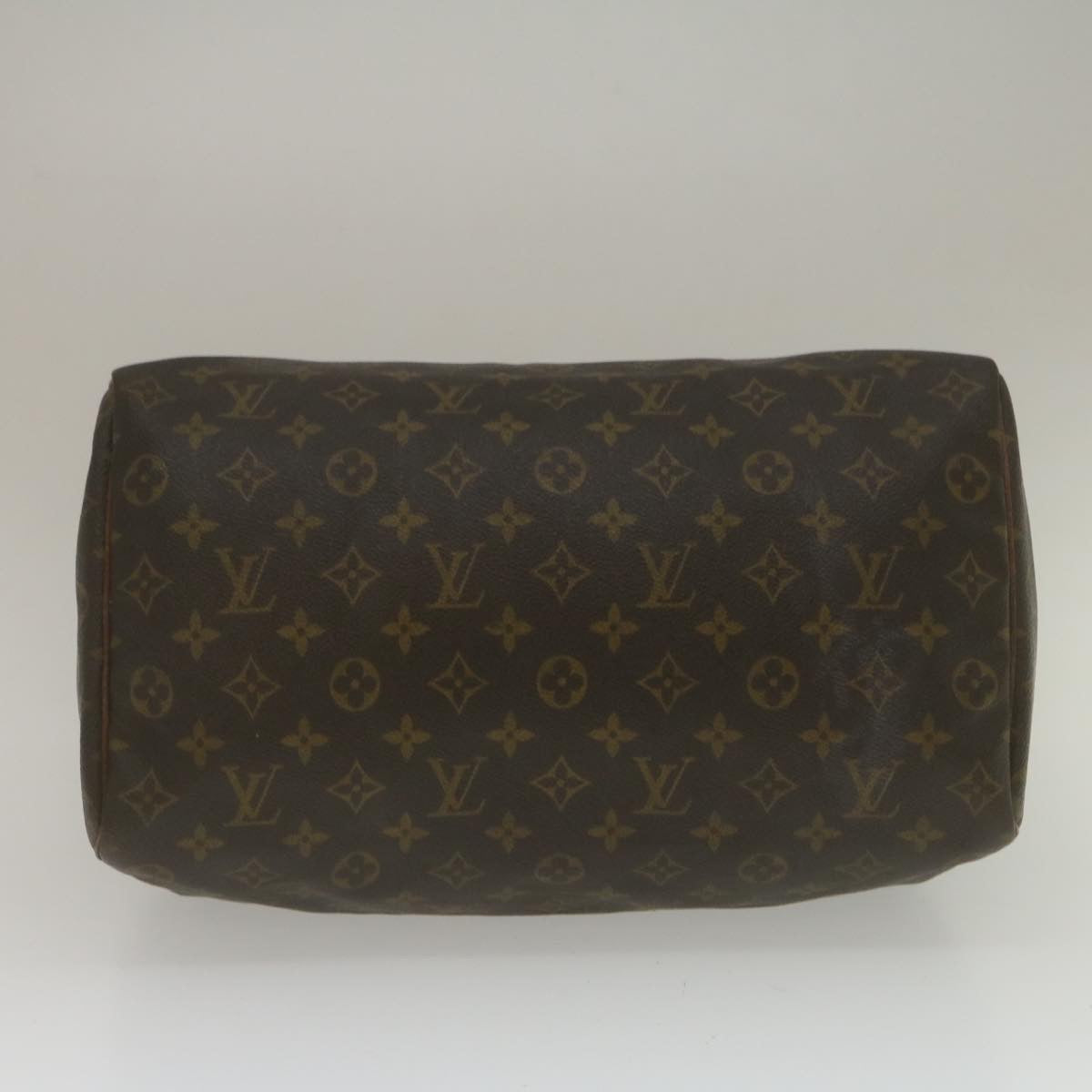 LOUIS VUITTON Monogram Speedy 35 Hand Bag M41524 LV Auth jk1027