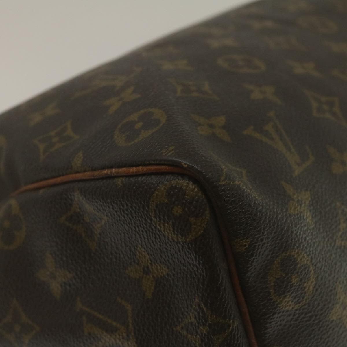 LOUIS VUITTON Monogram Speedy 35 Hand Bag M41524 LV Auth jk1027