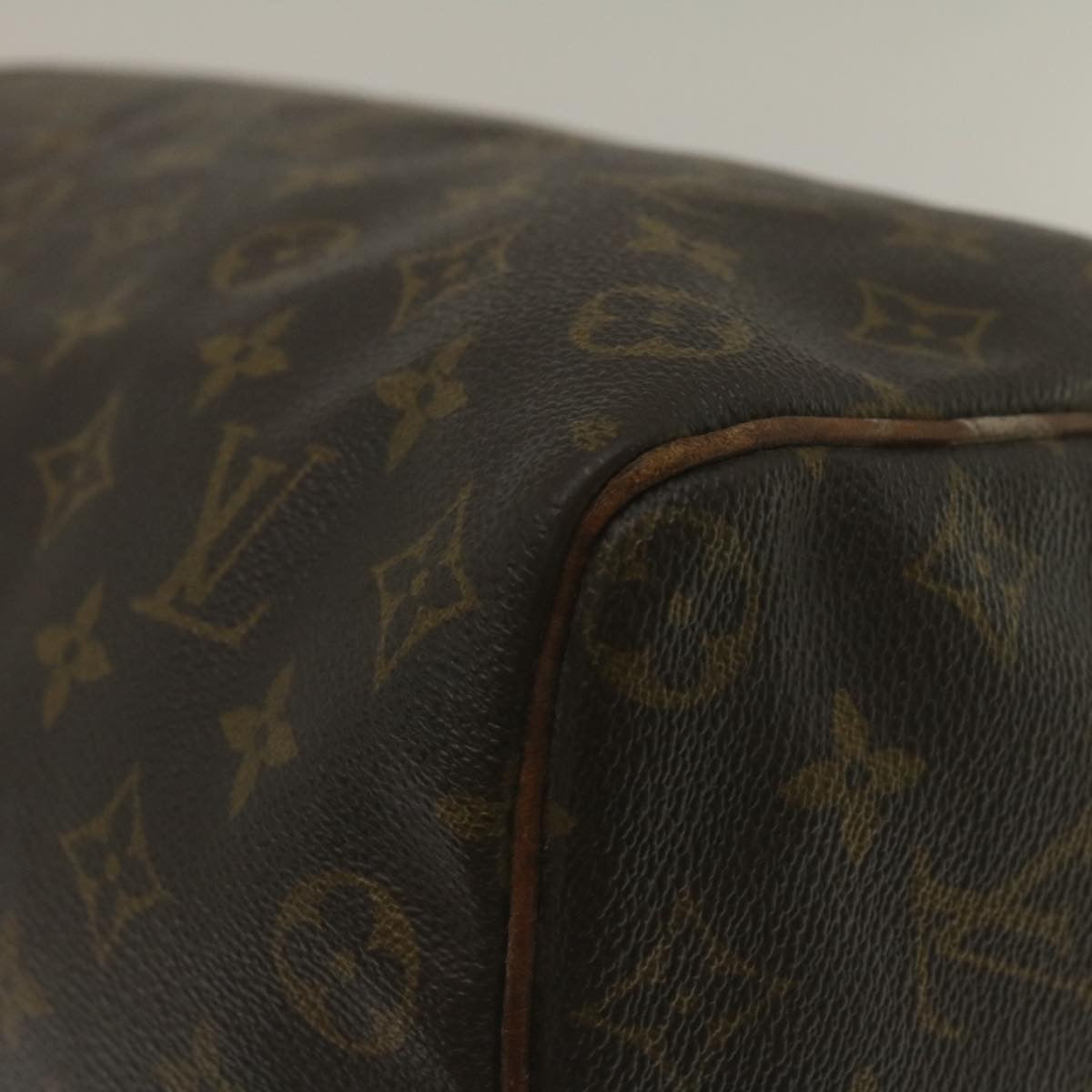 LOUIS VUITTON Monogram Speedy 35 Hand Bag M41524 LV Auth jk1027